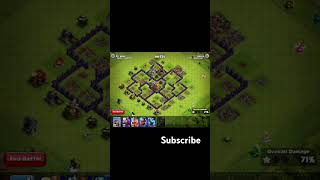 11 Skeleton Spell VS Town Hall 7 #clashofclans #skeleton #spells #كلاش #clashroyale #skeletonspell