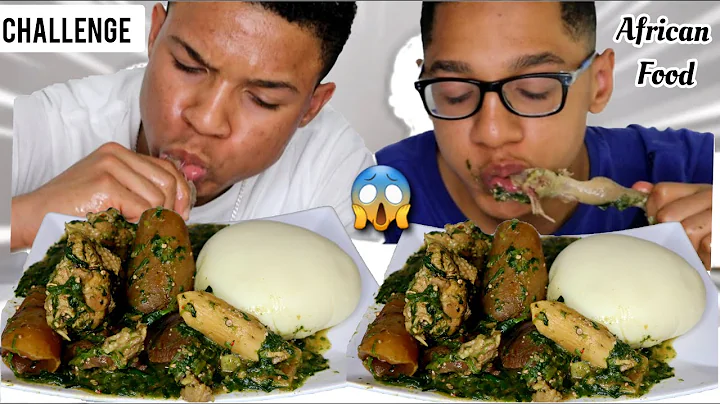 ASMR FUFU AND OKRO SOUP WITH ASSORTED MEAT CHALLENGE | AFRICAN FOOD MUKBANG |  #TheAdimFamily