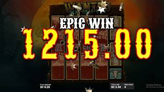 [2024] WANTED - BIG JACKPOT WIN ON $0.20 BET DUAL BONUS - Stake Hacksaw Gaming Slots