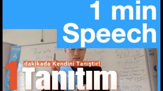 Oms One Minute Speech Kısa Tanıt Adı, Şehir Meslek- Eski, Şimdiki Neden Atomy Atomy Ümidi