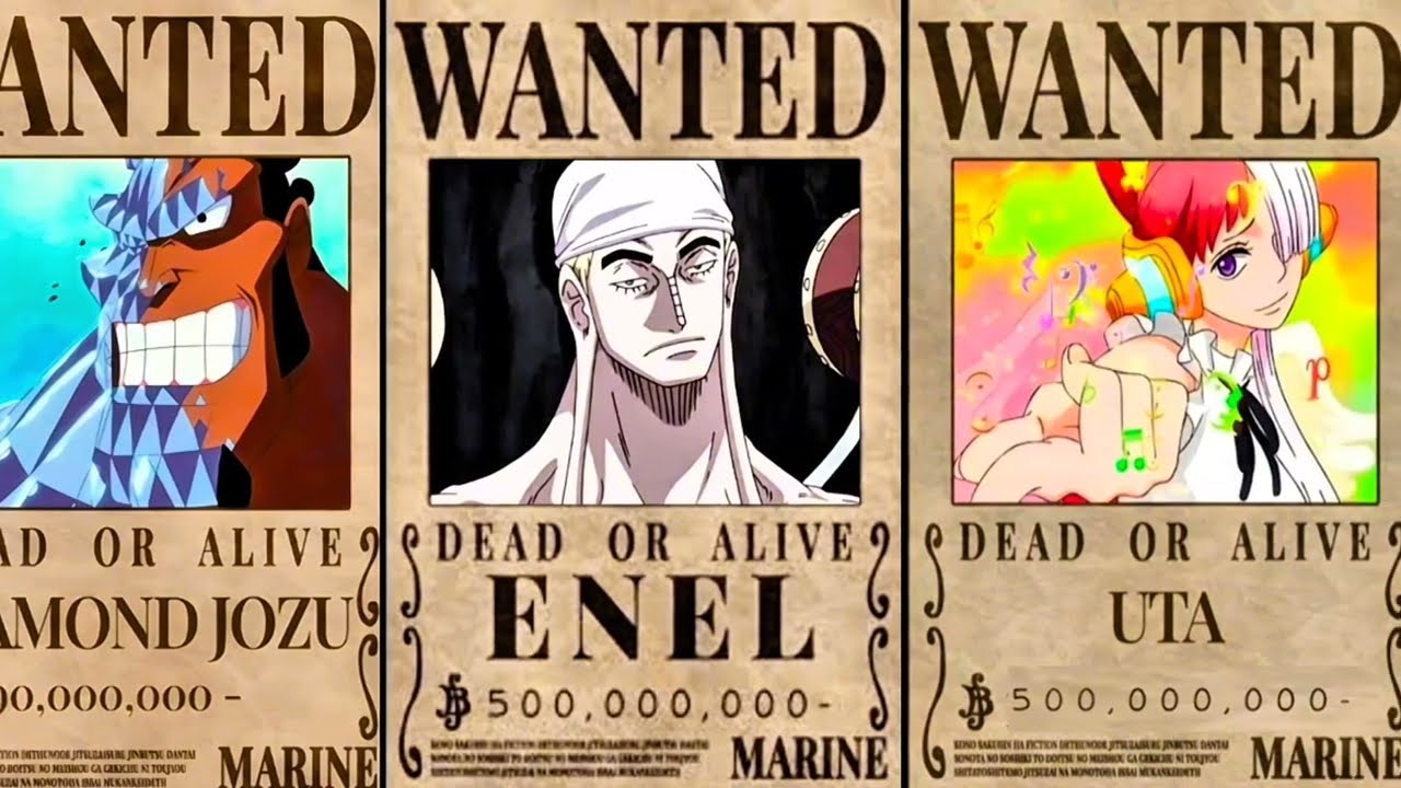 Unknown Bounties in One Piece 