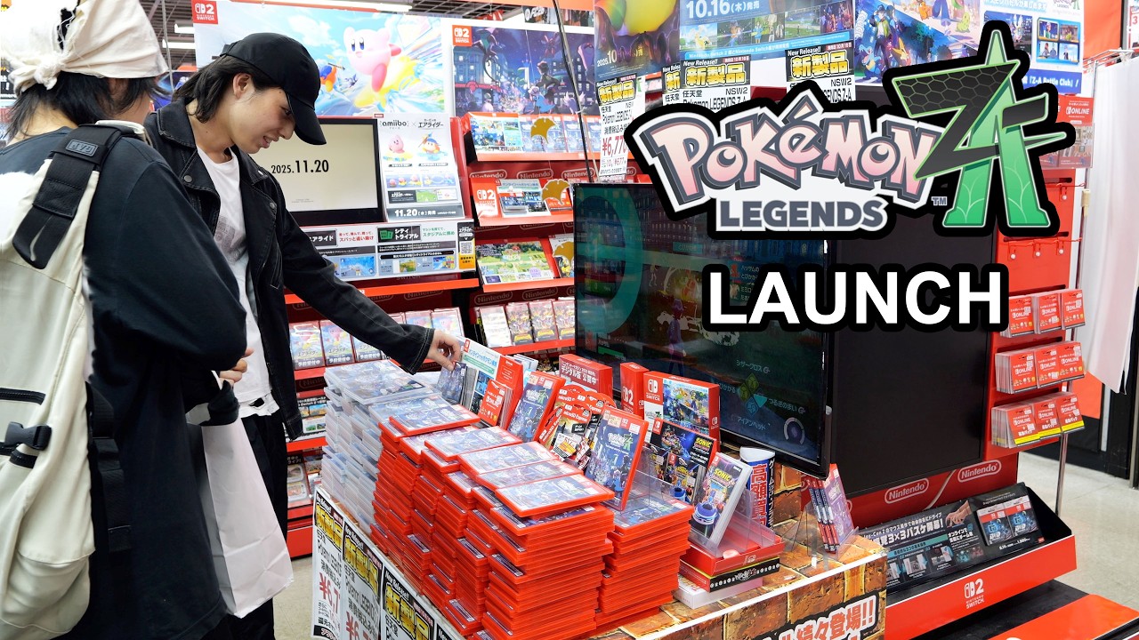 Pokémon Legends: Z-A (Launch Store Display) Tokyo, Japan | Raw B