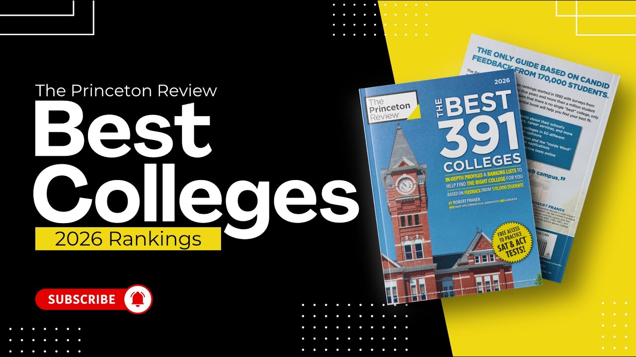 Best Colleges 2026 Rankings REVEALED! | The Princeton Review - YouTube