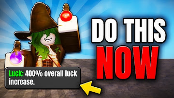 Get 400% LUCK BOOST RIGHT NOW in The Forge (Roblox)