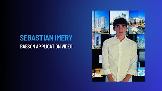 Celebrity Babson Application Video Profile