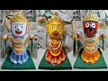 Jagannath Idol Painting | Fiber glass Jagannath Idol | Kumartuli Jagannath Idol Making 2023