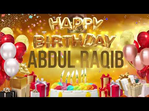 ABDUL RAQiB - Happy Birthday Abdul Raqib