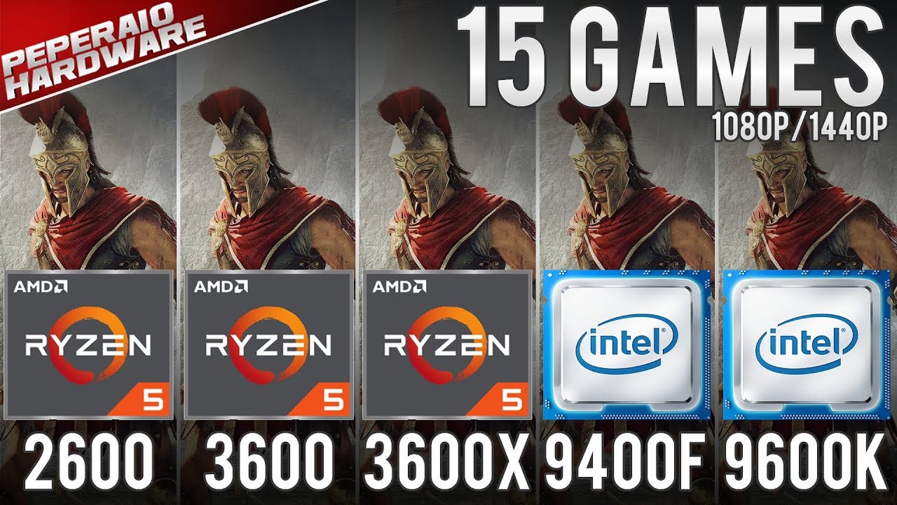 Comparativo Ryzen 5 3600 Vs 2600 3600x Core I5 9400f 9600k I7 8700k 15 Games 1080p 1440p Youtube Comparativo Ryzen 5 3600 Vs 2600 3600x Core I5 9400f 9600k I7 8700k 15 Games 1080p 1440p Youtube