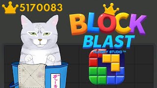 ブロックを猫パンチする配信！【アドバイスNG】 #ブロックブラスト #BlockBlast #HungryStudio #Shorts