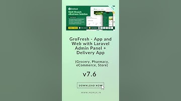 GroFresh v7.6 - (Grocery, Pharmacy, eCommerce, Store) App and Web with Admin Panel + Delivery App