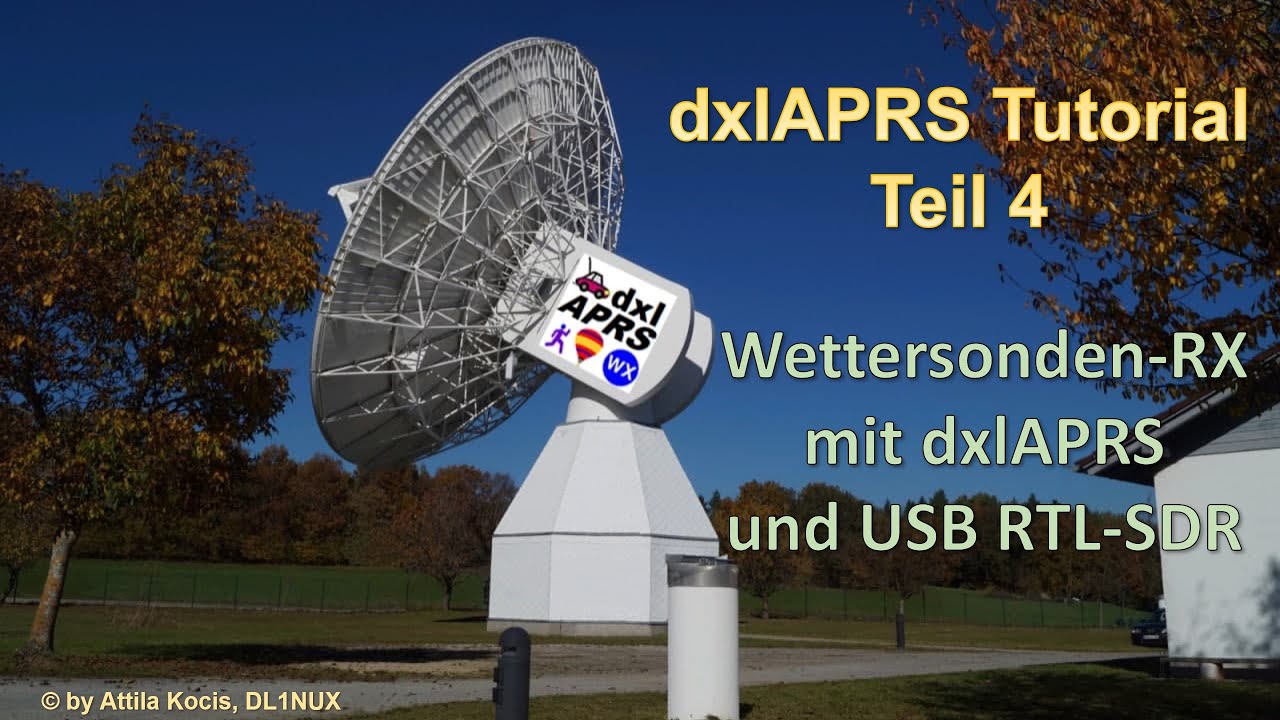 dxlAPRS Tutorial Teil4 - Installation eines Wettersondenempfängers auf einem RaspberryPi