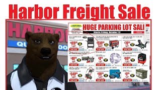 Harbor Freight Parking Lot Sale October 18