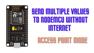 Send multiple values to NodeMCU without Internet or WIFI. screenshot 4