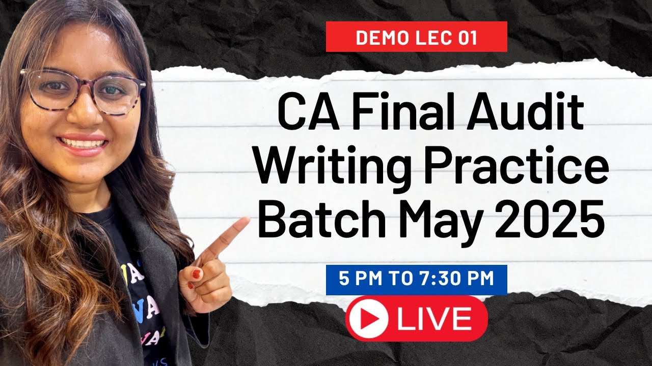 CA Final Audit Lec 01 I SQC 01 I Demo I May 2025 Attempt by CA Madhu ...