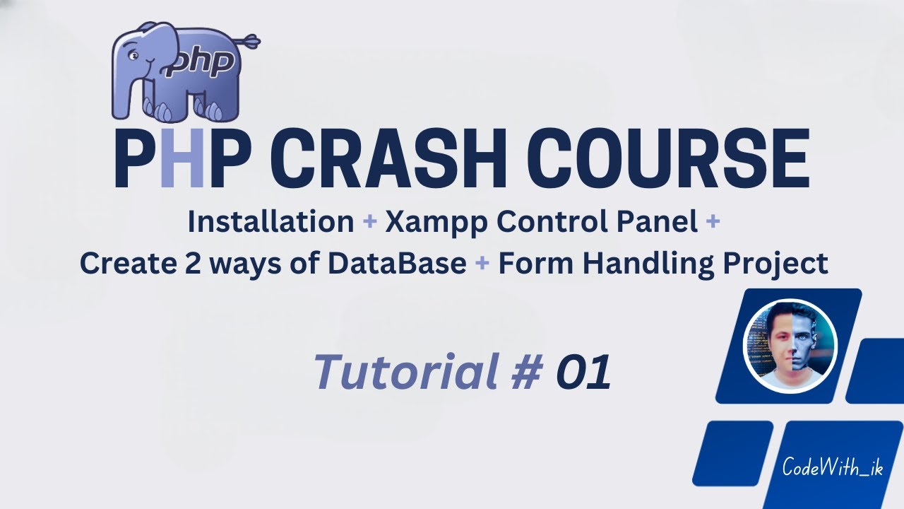 Xampp & VS Code Setup | PHPMyAdmin Database & PHP Form Handling - YouTube
