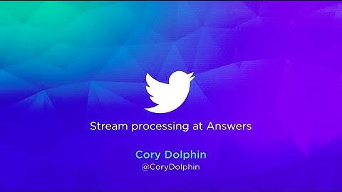 AWS San Francisco Big Data Meetup | Stream Processing at Answers