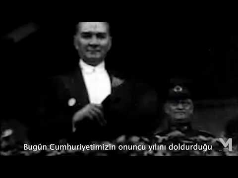 Mustafa Kemal Atatürk 29 Ekim Konuşması