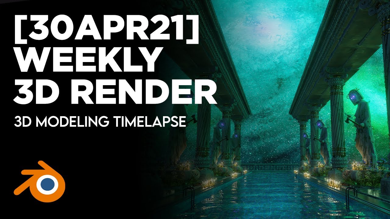 [15] Dimensional Dive - Blender 3D Modeling Timelapse