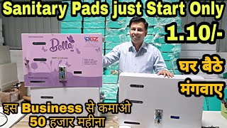 Sanitary Pads just Start From 1.10/ Home Based Business | Sanitary Pad Napkins Making Machine |