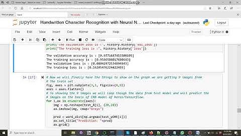 Machine Learning Handwritten Character Recognition Part2