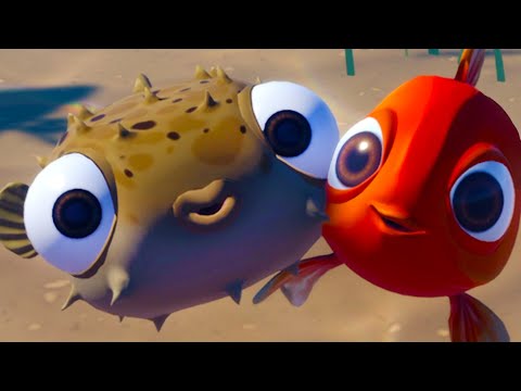 Видео: Я РЫБА #4 Фуга - Рыба Ёж в Симуляторе Надувной Рыбки с Кидом в I Am Fish на пурумчата