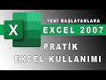 Excel dersleri, microsoft excel kullanımı