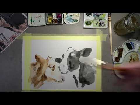 Video: Míchání Vašich Akvarel Médií