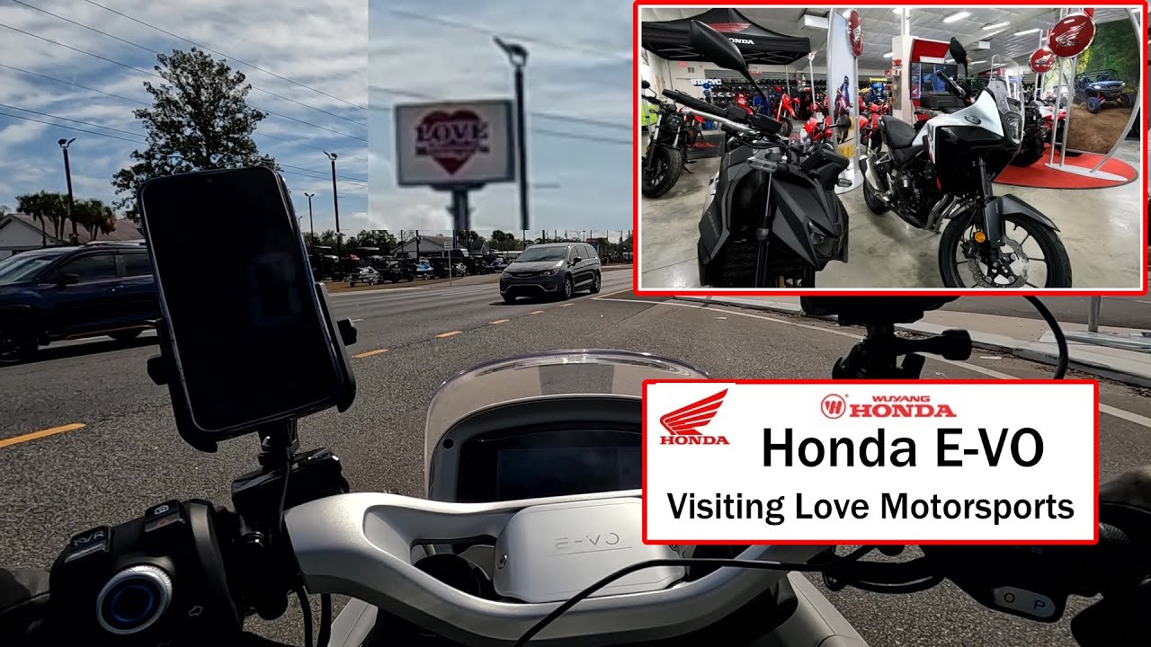 2025 Honda E-VO - Visiting Love Motorsports on our Honda E-VO