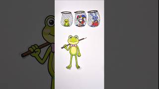 The Amazing Digital Circus Ribbit X Jax Paper Craft Matching Challenge #jax #ribbit #shortsviral