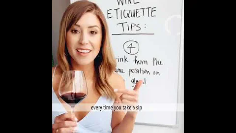 Wine Etiquette Tip #4: Drink From The Same Positio...