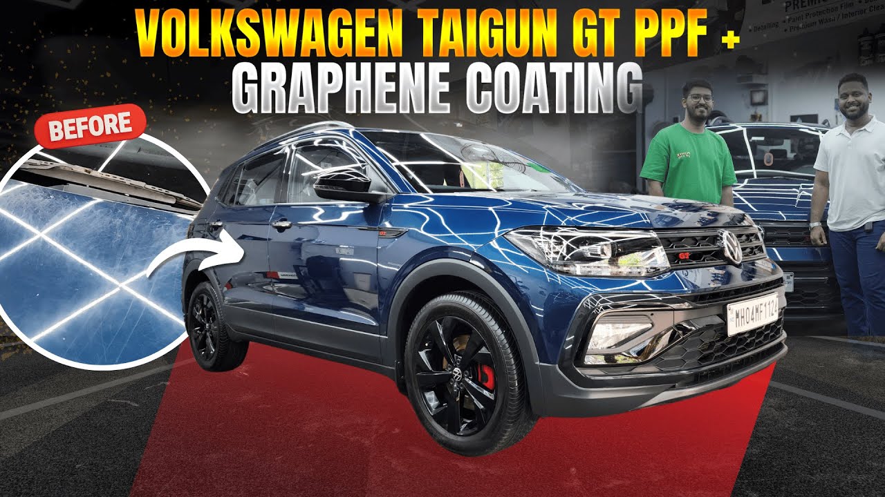 VW Taigun GT Restored! | PPF, Graphene Coating & Full Detailing After Animal Scratches
