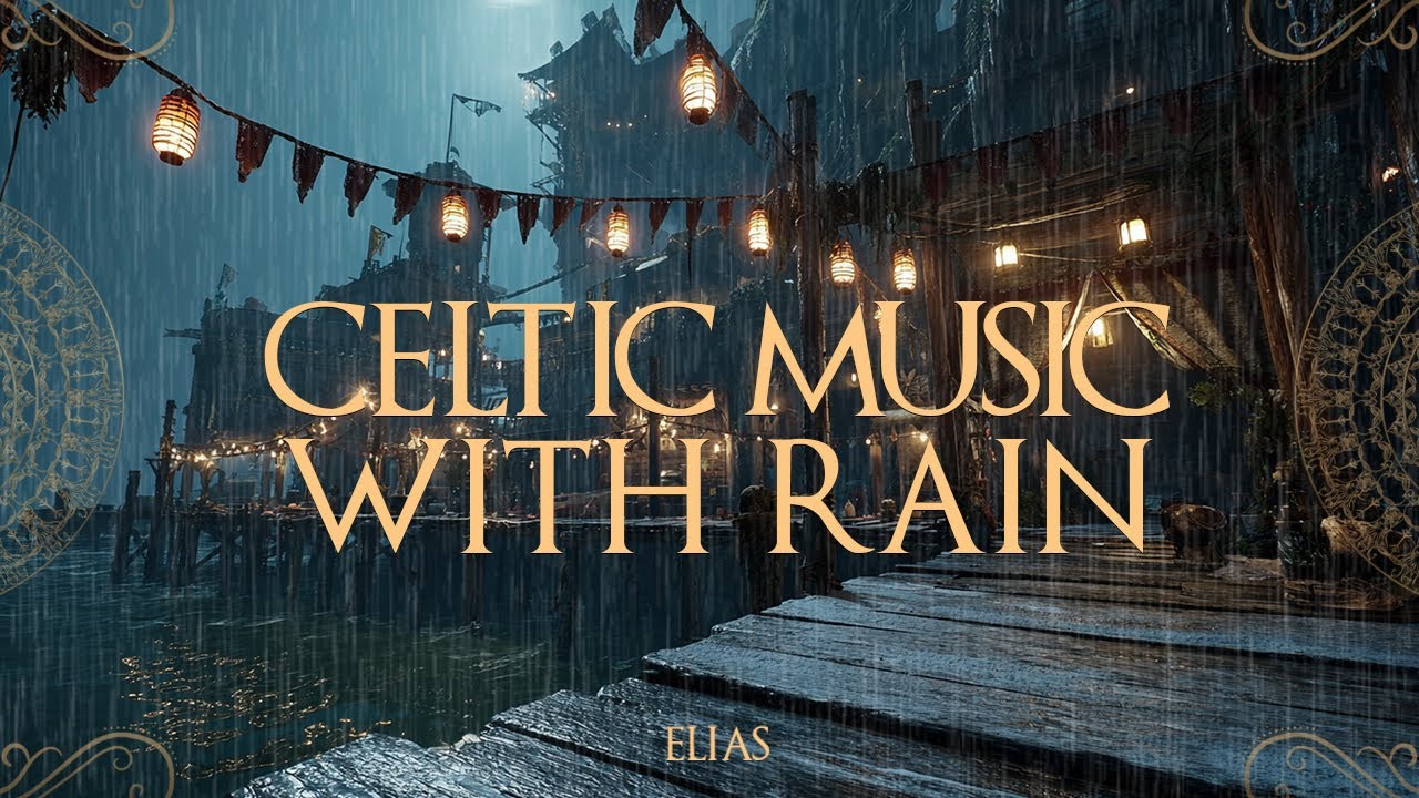 Enchanted Medieval Tavern — Celtic Fantasy Music & Rain for Deep ...