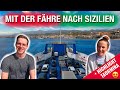 SIZILIEN MIT WOHNMOBIL 🇮🇹 | Fähre und ERSTES HIGHLIGHT😍 | Taormina | Stellplatz | Winter in Italien