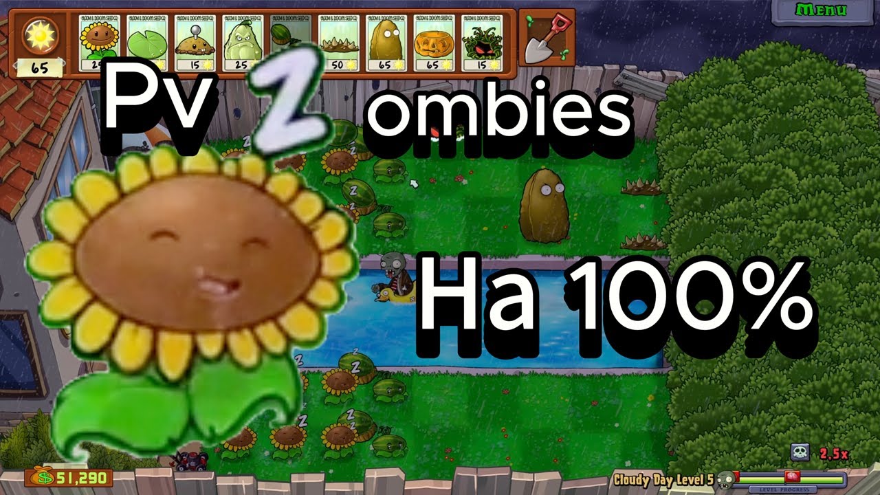 Я прошёл ВЕСЬ PvZ Replanted на скорости 2.5X (почти)