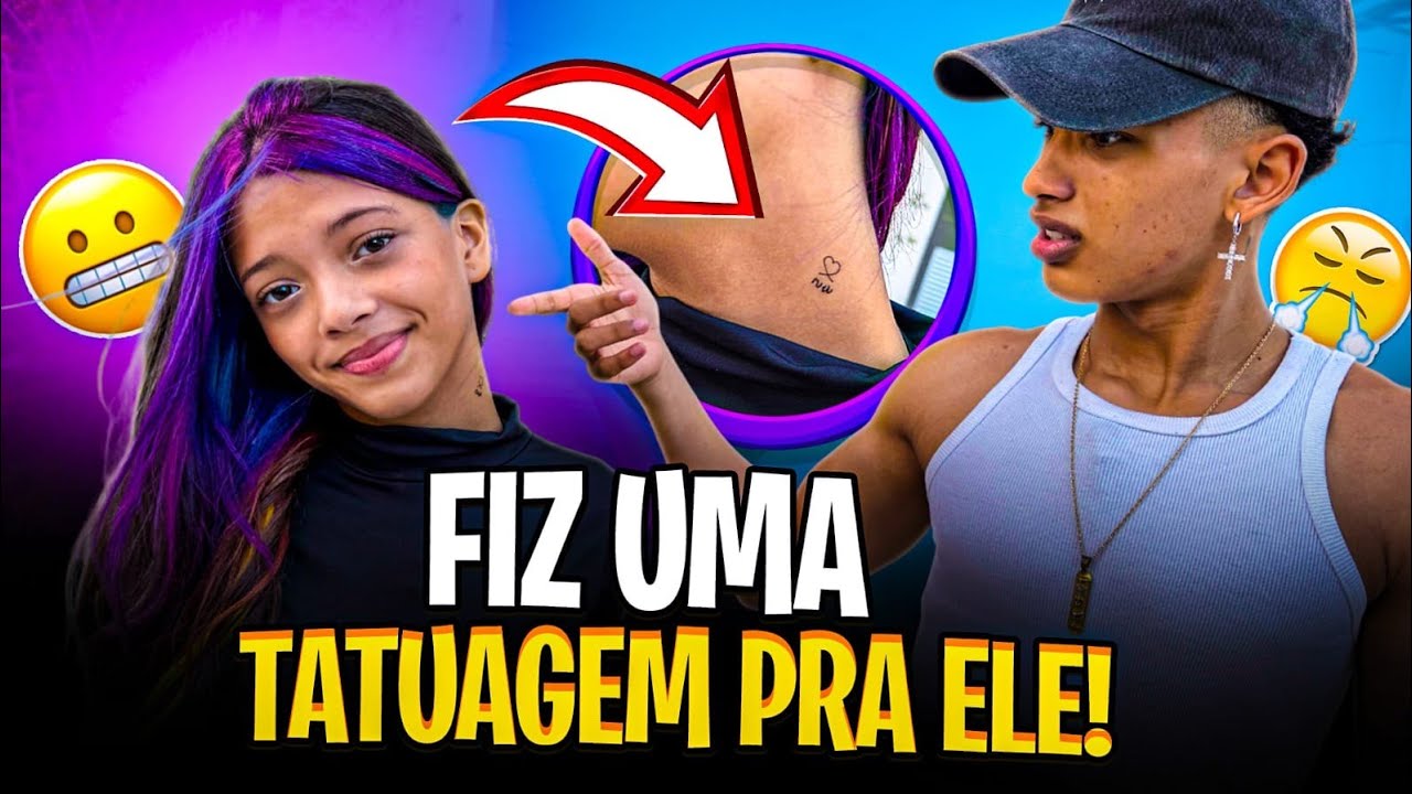 FIZ UMA TATUGEM COM O NOME DE OUTRO E ELE FICOU COM CIÚMES.. ATE PARTIU PRA CIMA DE MIM!