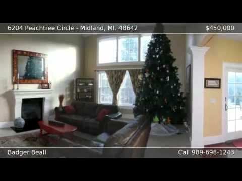 6204 Peachtree Circle, Midland, MI home video tour
