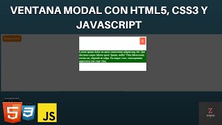 Como hacer una ventana modal desde cero con html, css y javascript puro