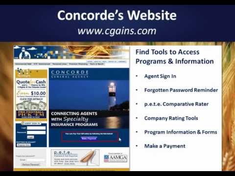 Connecting with Concorde - SD Farmers Union Webinar 11-14-2012
