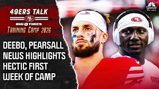 Deebo debuts, Pearsall gets bad news to cap 49ers' hectic first week of camp | NBC Sports Bay Area