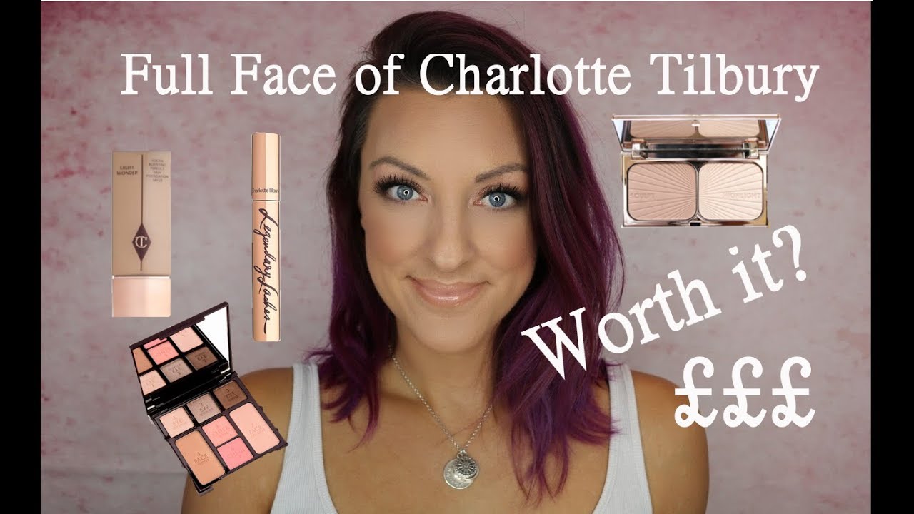Full face of Charlotte Tilbury tutorial/review!!