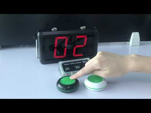 customer service number system K-302-2digit+multi-keys queue call button