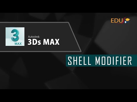 Intermediate tutorial for 3Ds Max: SHELL MODIFIER IN 3DS MAX