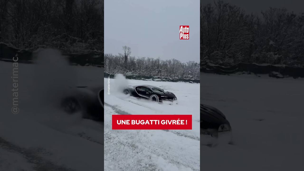 Une Bugatti Tourbillon test&eacute;e sur la neige !