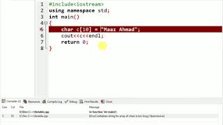 Difference between Character and String data type