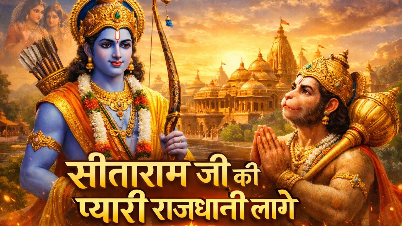 सीताराम जी की प्यारी राजधानी लागे | मन को छू लेने वाला राम भजन | Ayodhya Ram Bhajan | New Ram Bhajan