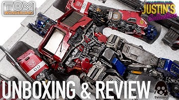 Optimus Prime Transformers Bumblebee Threezero Premium Scale Unboxing & Review
