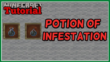 Minecraft Tutorial - How to Make and Use a Potion of Infestation - v1.21