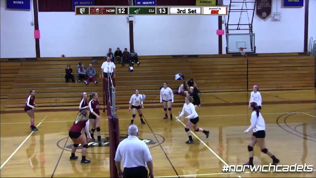 Castleton at Norwich Women's Volleyball Highlights YouTube