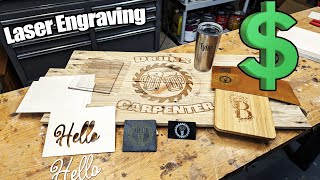 10 Way to Make Money Off an Entry level Laser Engraver!  Longer Ray5 10W