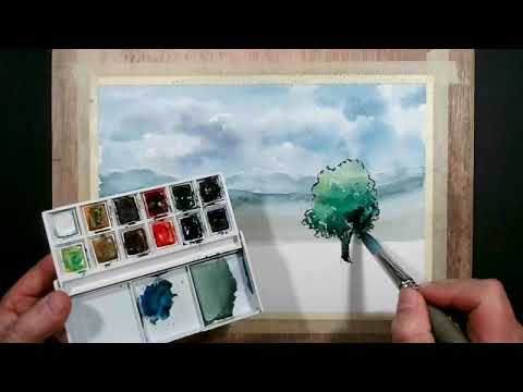 Vídeo: Com Pintar Arbres En Aquarel·la